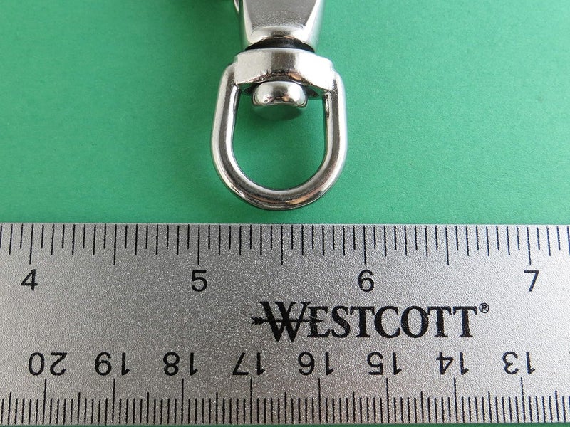 US Stainless Stainless Steel 316 1/2" Trigger Snap with Swivel End Marine Grade Polished - Image 2